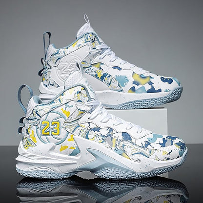 Boys Basketball Shoes Breathable Indoor Athletic Shoes Youth Outdoor Fashion Sneakers Comfortable