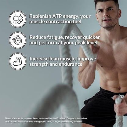 NAKED Pure Micronized Creatine Monohydrate Powder - Unflavored, 500g, 1.1lb Bulk - Vegan, Non-GMO