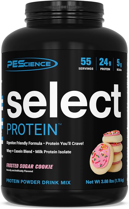 PEScience Select Protein Powder, Whey and Casein Blend, Clean Protein Powder for Women and Men, Low