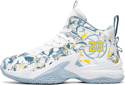 Boys Basketball Shoes Breathable Indoor Athletic Shoes Youth Outdoor Fashion Sneakers Comfortable
