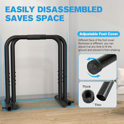 RELIFE REBUILD YOUR LIFE Dip Station Functional Heavy Duty Dip Stands Fitness Workout Dip bar