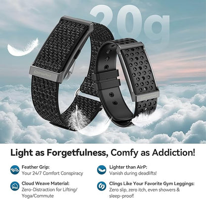 Fitness Tracker,Wearable Health Smart Bracelet Band with Blood Oxygen 170+ Sport Mode 60-Day