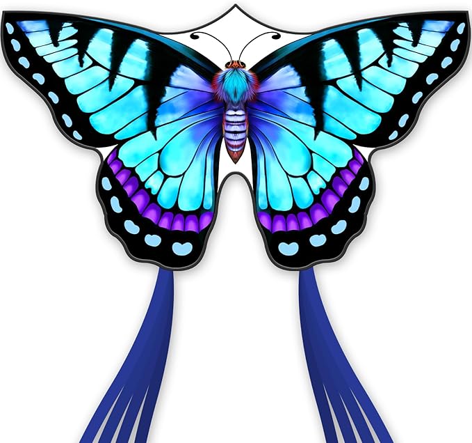 Kite-Butterfly Kites for Kids and Adults, Easy to Fly for Beginner, Durable and Eye- Catching