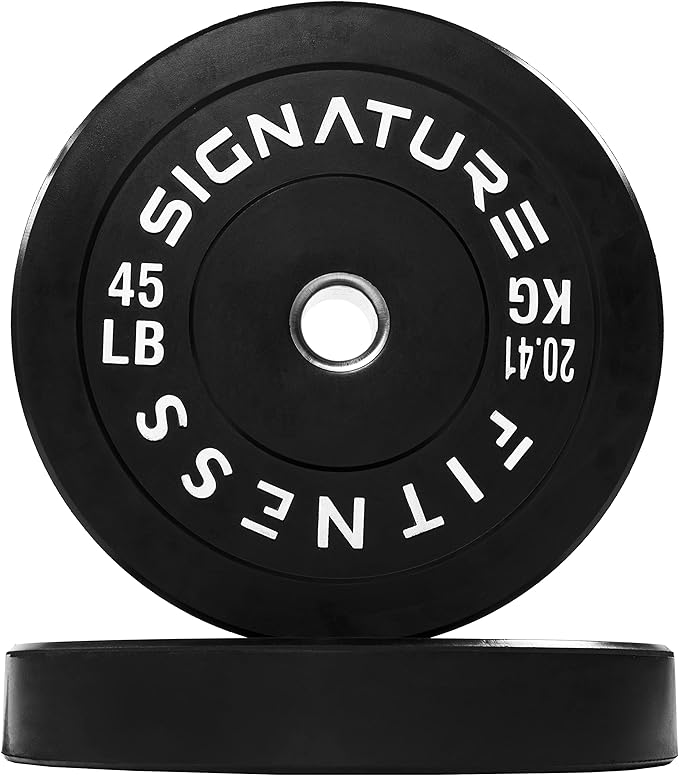 Olympic Bumper Plates Set, 2" Weight Plates for Strength Training & Weightlifting, Paris or Set or