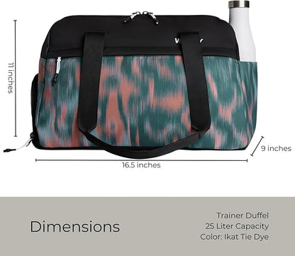 Vooray 25L Trainer Duffel Bag ??Lightweight Travel Duffel for Women and Men with Shoe Pocket