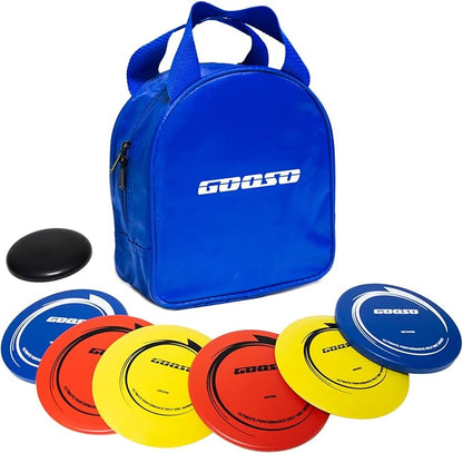 Disc Golf Set - Driver, Mid-Range and Putter Discs with Disc Golf Bag for Outdoor and Backyard
