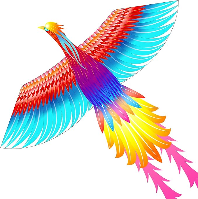 Mint’s Colorful Life Large Kite for Kids and Adults, Easy to Fly Single Line Beach Kites, Comes