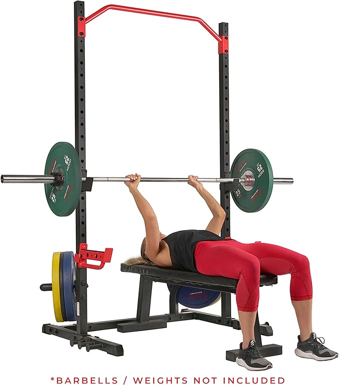 Sunny Health & Fitness Multifunctional Strength Training Home Gym ??Complete Workout Equipment with