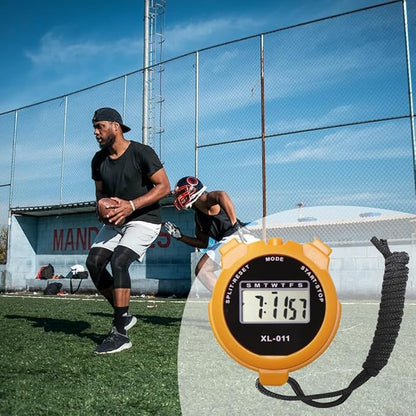 16-Pack Multi-Function Electronic Digital Sport Stopwatch Timer, Large Display with Date Time and