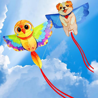 HENGDA KITE Animals Kite for Kids Beginners and Adults Cute Design High Definition Printing Easy to
