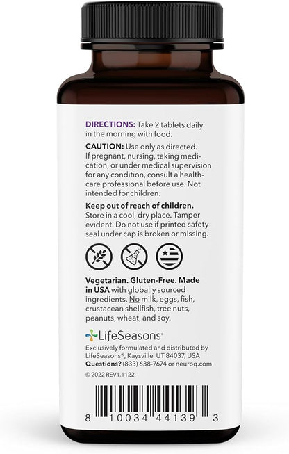 LifeSeasons NeuroQ Daily Essentials Multivitamin - Fortified Mental Performance & Overall Wellness