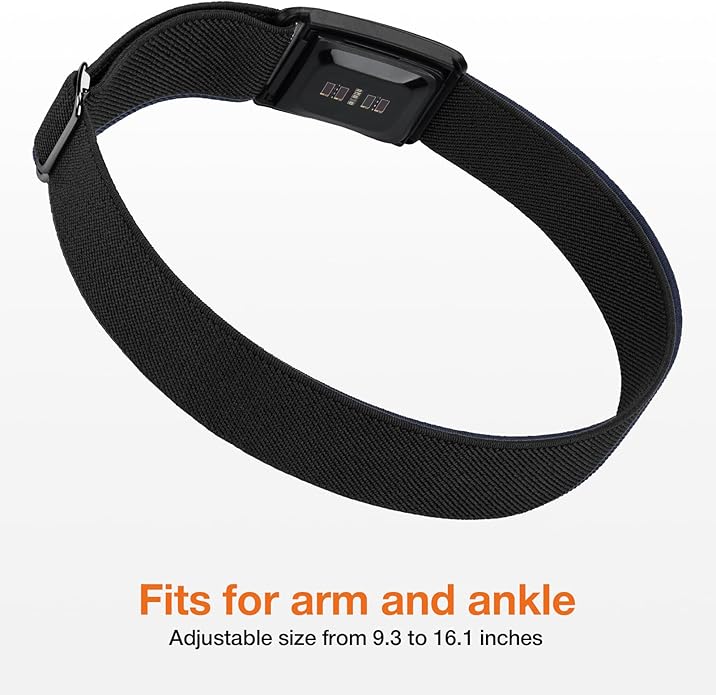 Arm Band Compatible with Whoop 5.0 Bicep Band, Soft Breathable Nylon Adjustable Strap with Case for