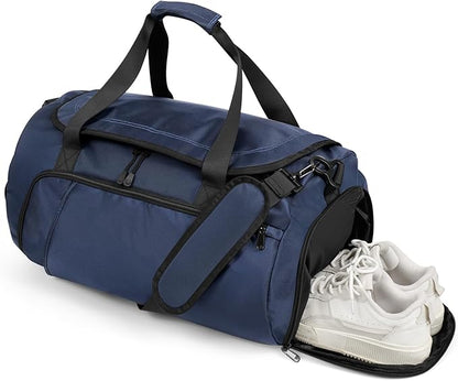 Gym Bag for Men Women With Shoe Compartment & Wet PocketWater Resistant Sports Gym Bag 、shoulder