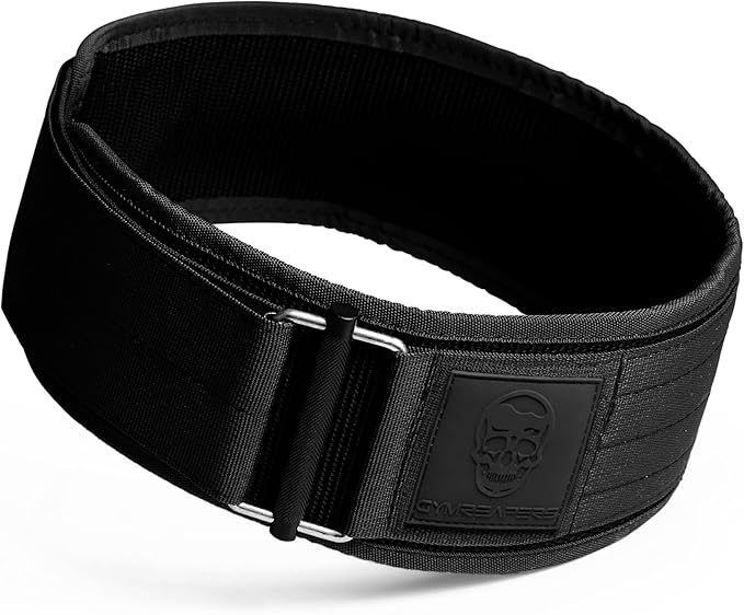 Gymreapers Quick Locking Weight Lifting Belt for Men Gym Belt for Powerlifting Deadlift Belt with 4