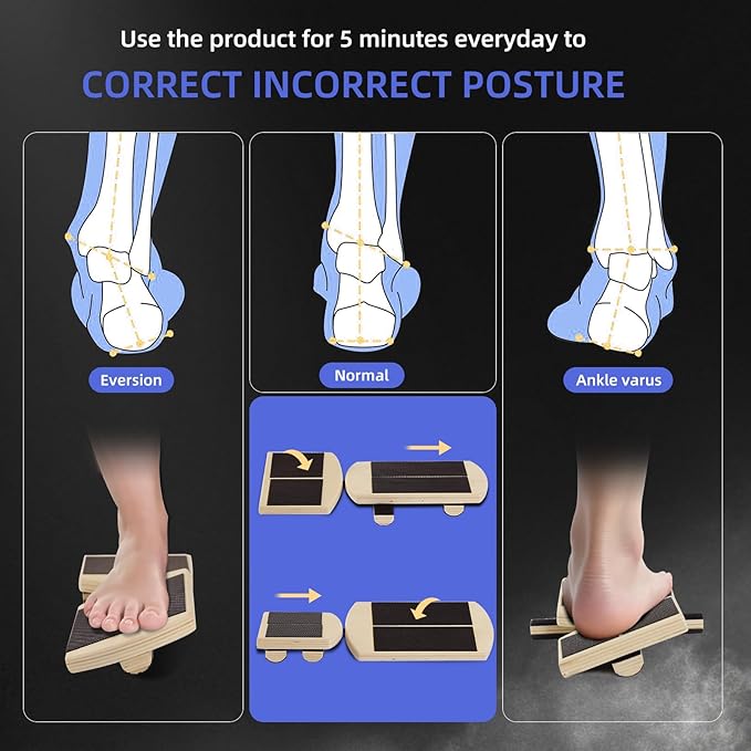 Juoe Ankle Foot Strengthener Trainer for Sprained Ankle,Balance Board,Stability Exercises,Physical