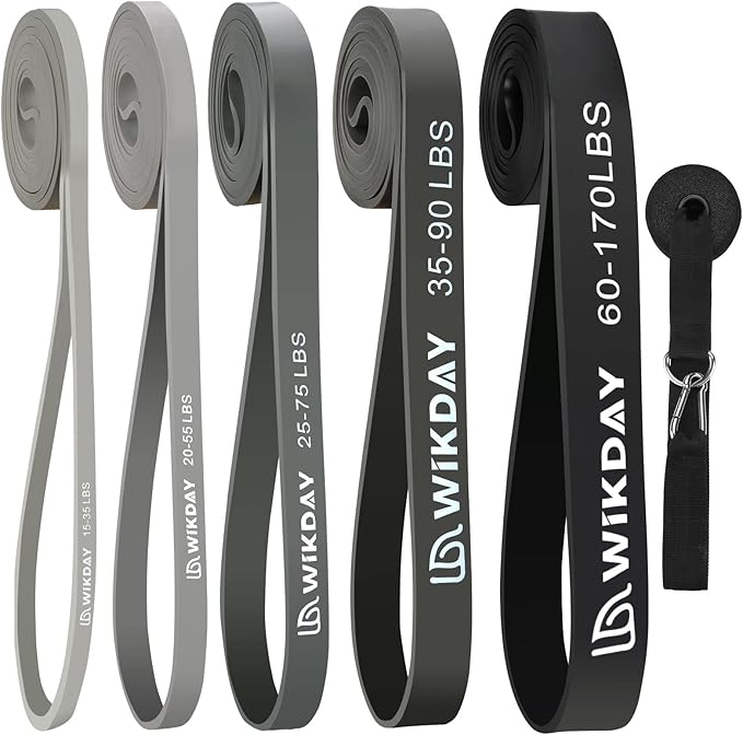 Resistance Bands, Pull Up Bands, Workout Bands for Exercise, Thick Heavy Resistance Band Set with