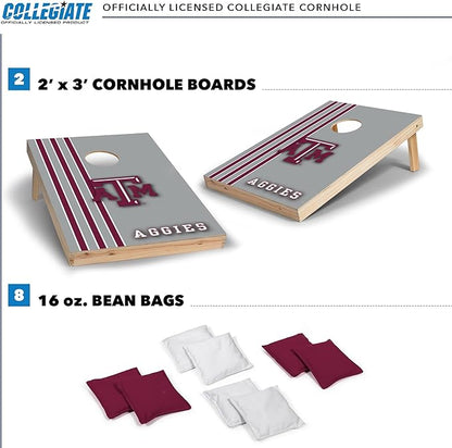 2' x 3' Solid Wood Cornhole Set with Direct Print HD Team Graphics – Great Gift for Any NCAA Fan!