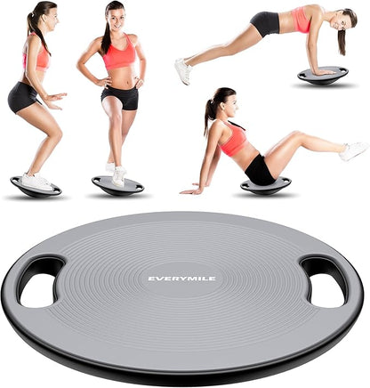 EVERYMILE Wobble Balance Board, Exercise Balance Stability Trainer Portable Balance Board with