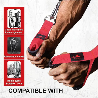 Heavy Duty Gym Workout Handles Attachment for Cable Machine,Resistance Band,Pulley System Home