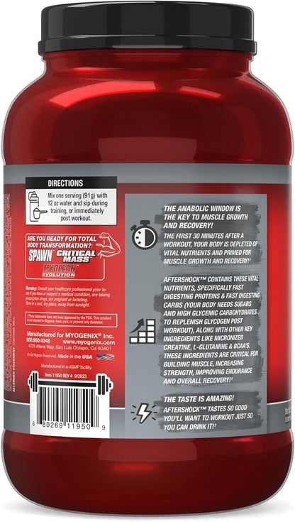 Myogenix Aftershock Post Workout ??Muscle Growth Whey Protein Powder ??Speeds Up Muscle Growth and
