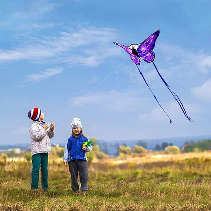 Mint's Colorful Life Butterfly Kite for Kids & Adults Easy to Fly, Large Single Line Kites with