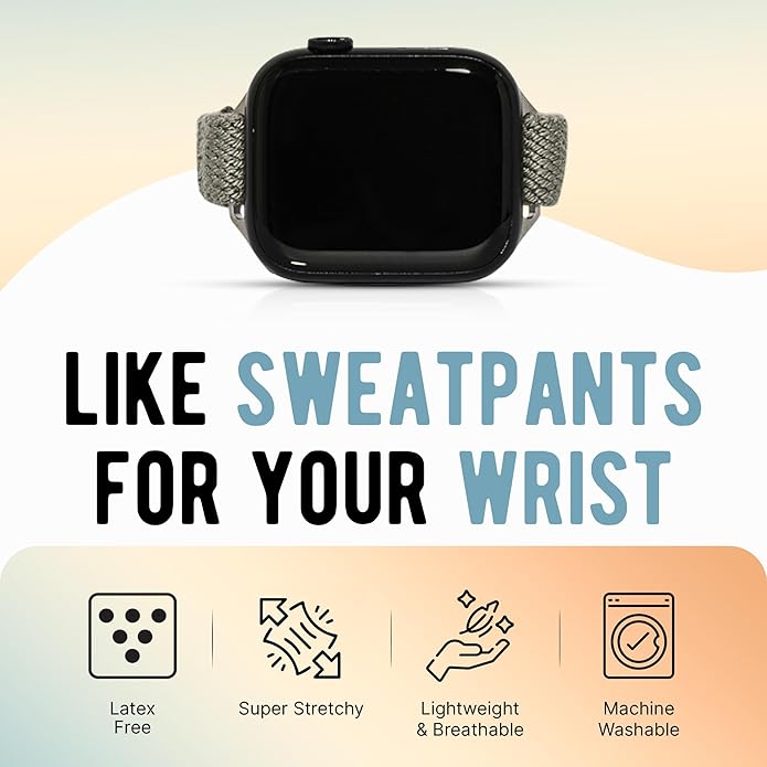 Braxley Bands - Organic Cotton Watch Bands For Women and Men, Compatible With All Apple Watch Sizes