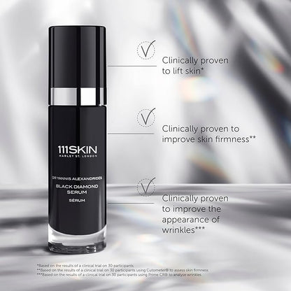 111SKIN Black Diamond Serum, Hydrating Serum for Face with NovoRetin, Microalgae Extract & NAC Y2