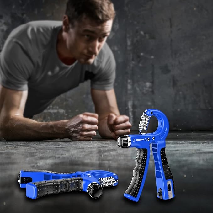 KDG Hand Grip Strengthener 2 Pack Adjustable Resistance 10-130 lbs Forearm Exerciser，Grip Strength