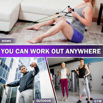 WHATAFIT Resistance Bands, Exercise Bands，Resistance Bands for Working Out, Work Out Bands with
