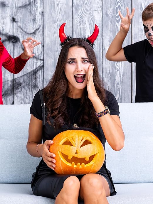 Watbro Halloween Holiday Band Compatible with Fitbit Versa 3 / Sense/Fitbit Versa 4 / Sense 2 Bands
