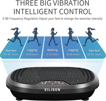 EILISON FitMaxx 3D XL Vibration Plate Exercise Machine - Whole Body Workout Vibration Platform