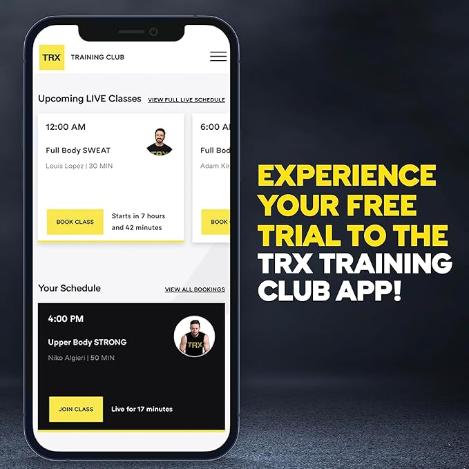 TRX Training Strength Band Set, Full-Body Resistance Bands for Home and Gym Use, Resistance Bands