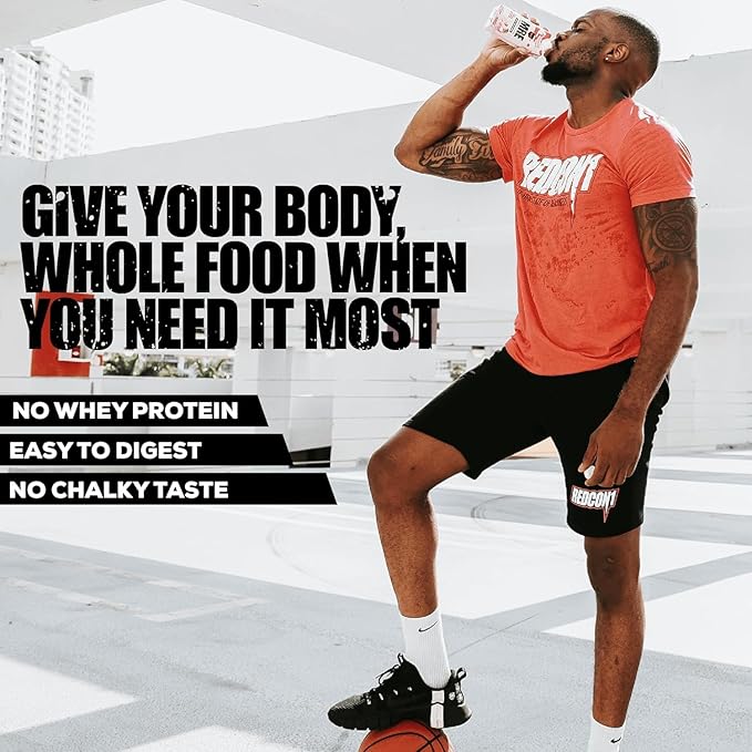 REDCON1 MRE Ready to Drink Protein Shakes, Cookies & Cream - Lactose + Whey Free RTD Protein Made