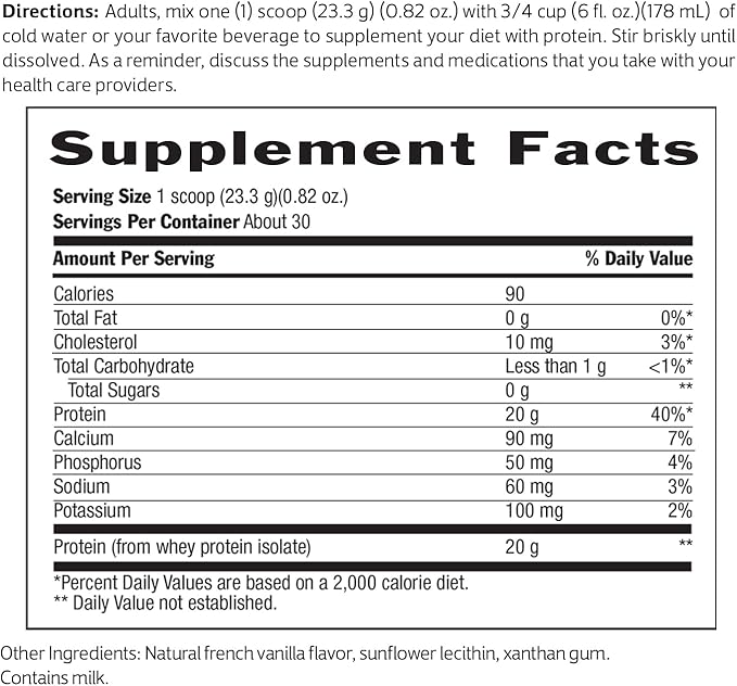 Biochem, Whey Protein Powder, 20g of Protein to Support Muscles and Intense Workouts, Natural, 24.6