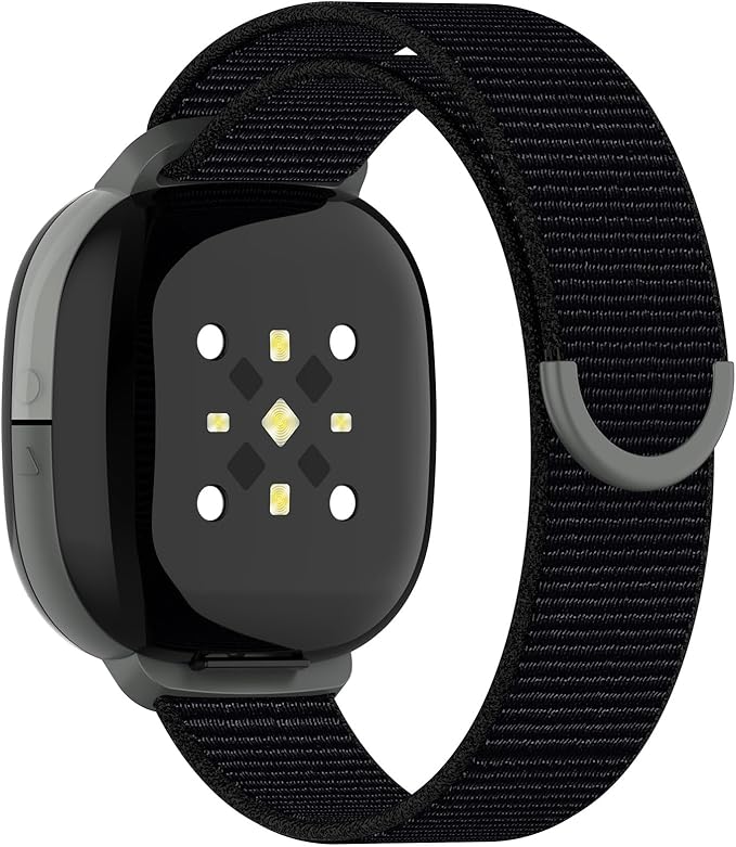 Compatible with Fitbit Google Ace LTE, Quick Release Nylon Hook Loop Replacement Sport Strap
