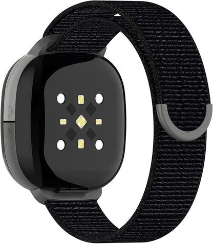 Compatible with Fitbit Google Ace LTE, Quick Release Nylon Hook Loop Replacement Sport Strap