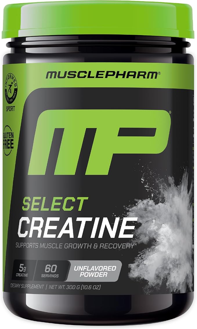 MusclePharm Creatine Monohydrate Powder, Pre Workout Muscle Builder & Post Workout Muscle Recovery