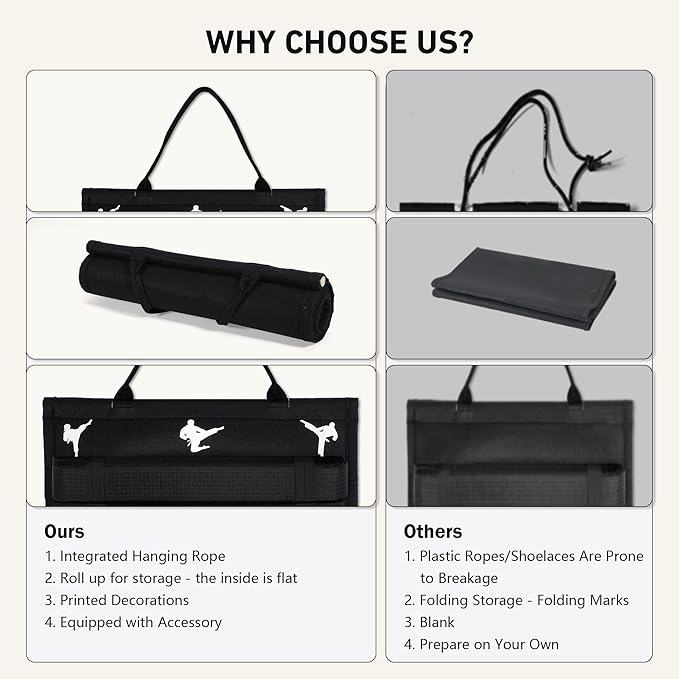 12 Belts Karate Belt Display Rack with PVC Medal Storage, Felt Taekwondo Belt Display Holder, Felt