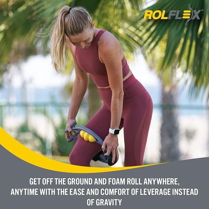 Rolflex Arm & Leg Massager Roller ??Muscle Roller to Address Golfer?™s Elbow, Tennis Elbow, Carpal