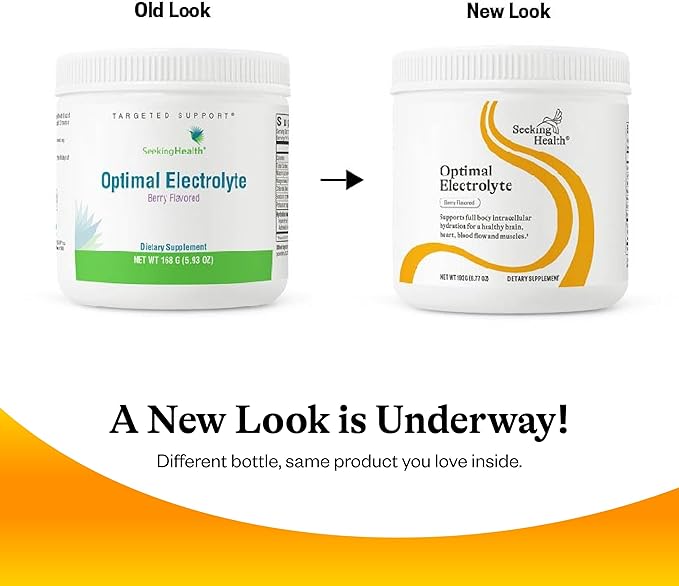Seeking Health Optimal Electrolyte Powder, Berry Flavor, Healthy Energy and Endurance Support