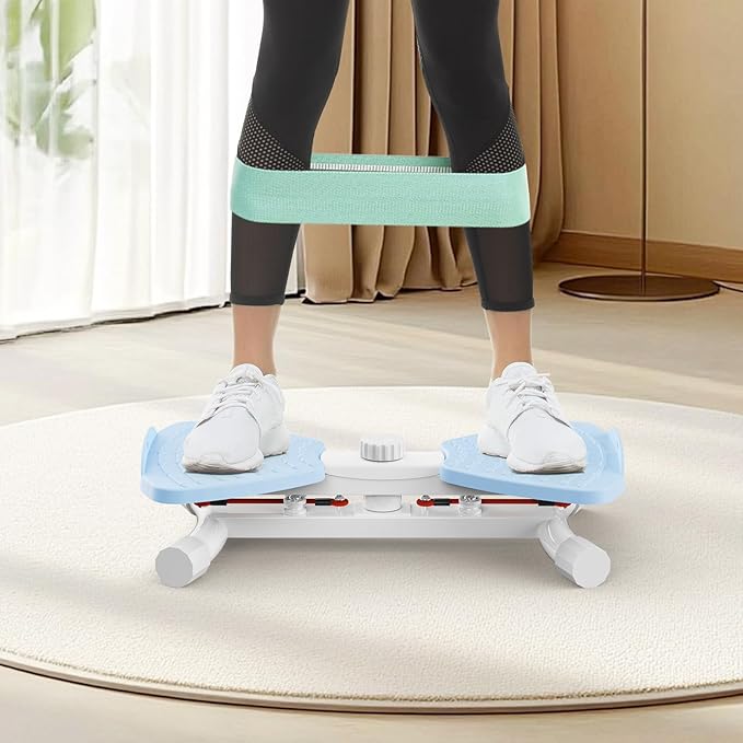Waist Twister Ab Machine, 300 lbs Capacity Exercise Twist Board with Resistance Bands, Core Trainer