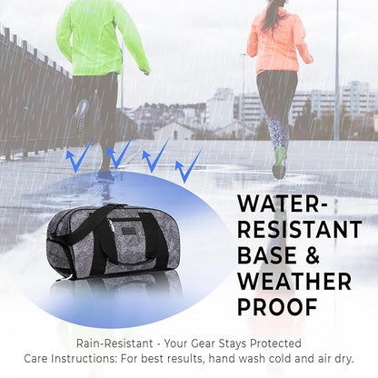Vooray Burner Gym Duffel Bag, Gym Bag for Women and Men with Shoe Compartment, Weekender, Overnight