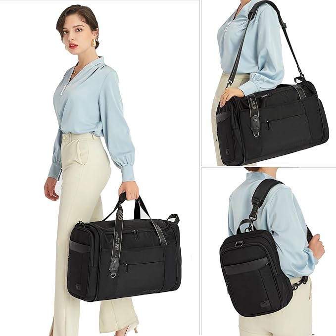 Gym Bags for Men Women, 42L Large Travel Duffle Bag, Carry On Bag for Airplanes with Shoe