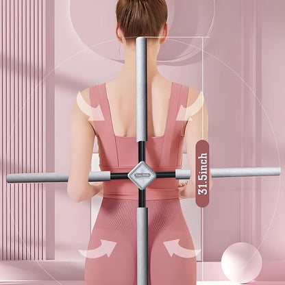 Back Straightener Posture Corrector|Yoga Stick Stretching Tool for Women and Men|Portable Posture