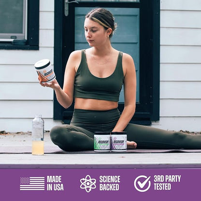Outwork Nutrition Post Workout Recovery Powder - Creatine Monohydrate, KSM-66 Ashwagandha & Tart