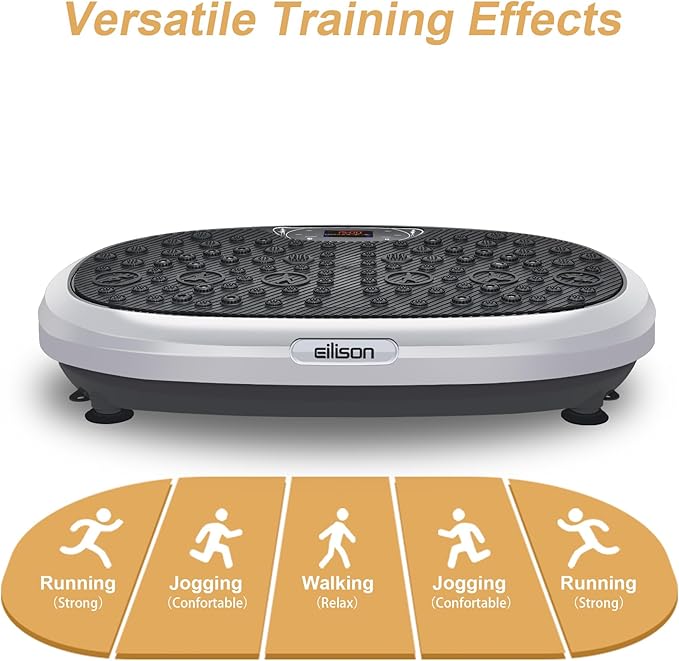 EILISON FitMaxx 3D XL Vibration Plate Exercise Machine - Whole Body Workout Vibration Platform