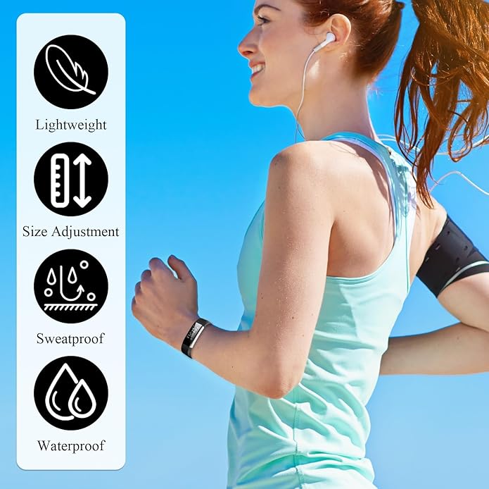 Watch Bands Replacement for ID115plus HR, Very Fit Pro Activity Fitness Tracker Wrist Bands Set