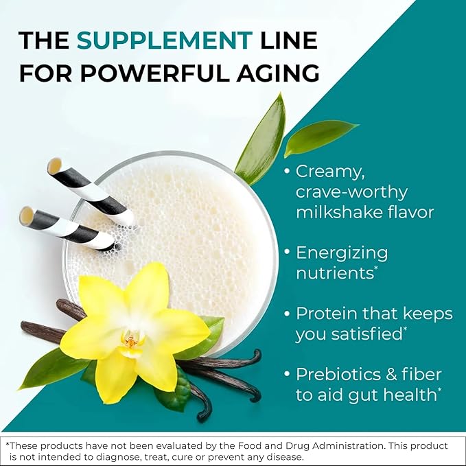 Reignite Wellness by JJ Virgin | Vanilla Plant-Based All-in-One Shake | New & Improved Formula