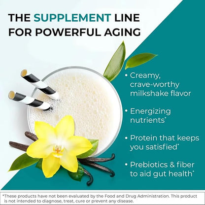 Reignite Wellness by JJ Virgin | Vanilla Plant-Based All-in-One Shake | New & Improved Formula