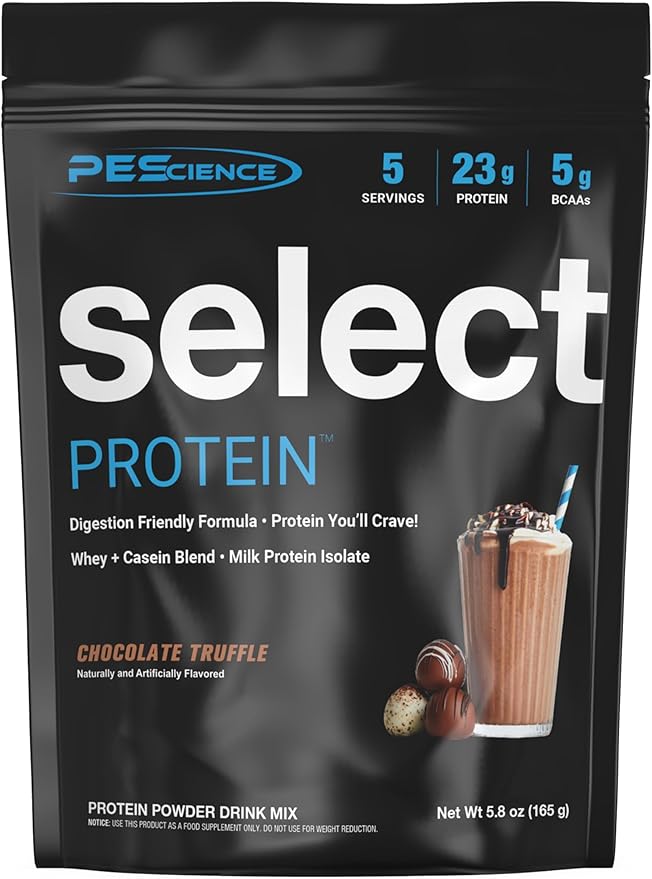 PEScience Select Protein Powder, Whey and Casein Blend, Clean Protein Powder for Women and Men, Low